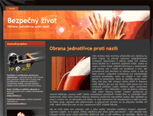 Tablet Screenshot of bezpecny-zivot.info